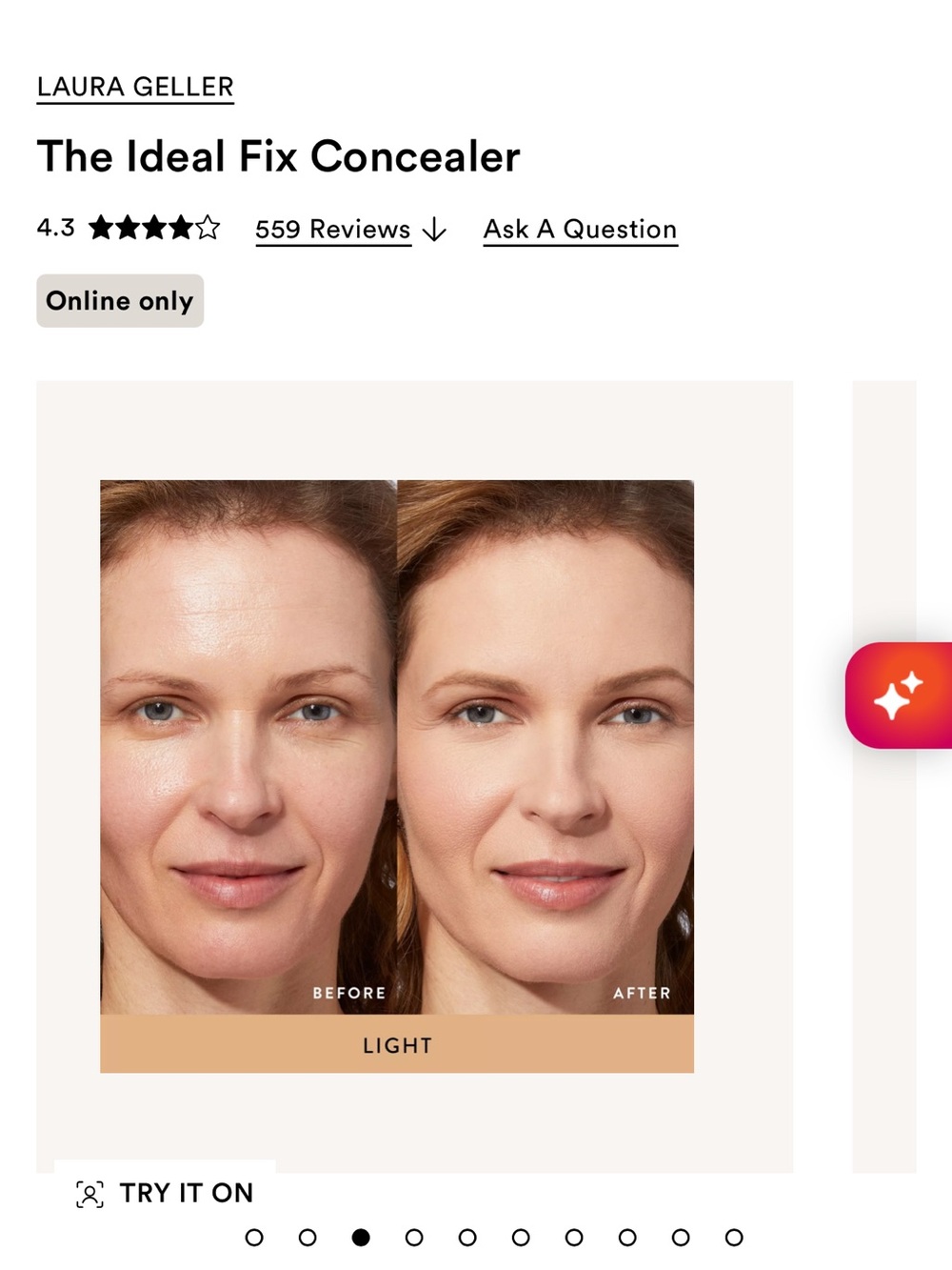 New in box! Laura Geller Cream Concealer Stick — Light - Picture 3 of 3